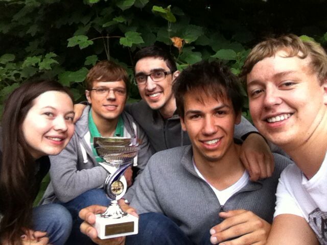 v.l.n.r. Margarita Kostré, Marko Perestjuk, Kian Raulin, Tony Schwedek, Felix Engers
